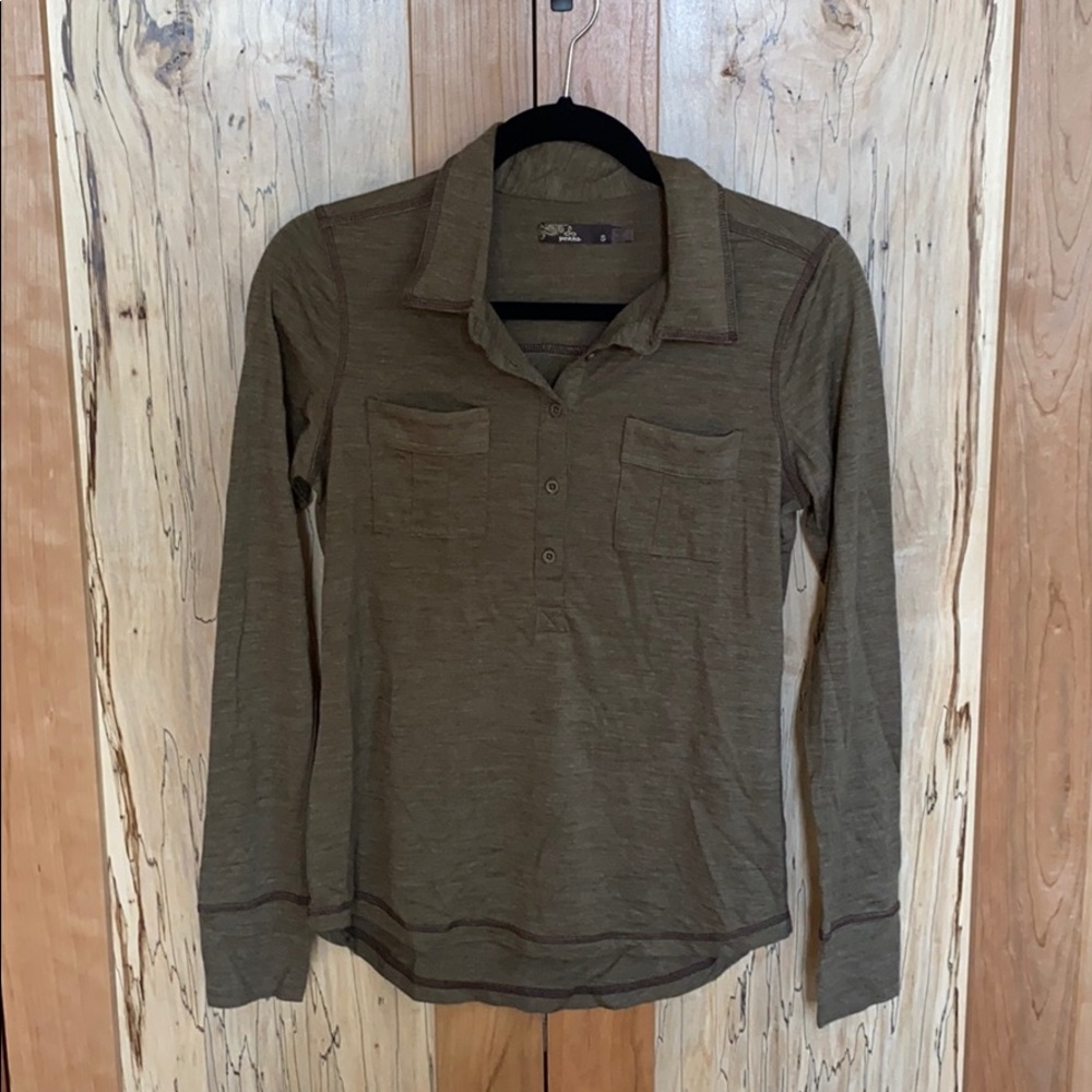 prAna wool shirt